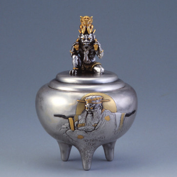 sk53-11, 鬼子摘み閻王香炉　銀香炉