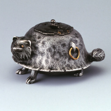 sk53-21, 文福茶釜香炉　銀香炉