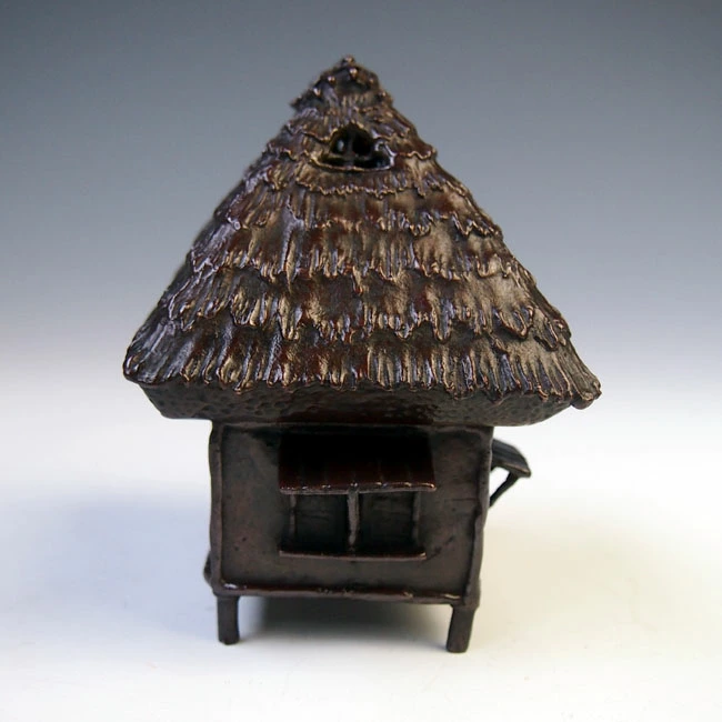古銅 葛屋 香炉 高15.5cm(K-A327) 古銅 葛屋 香炉 高15.5cm(K-A327)