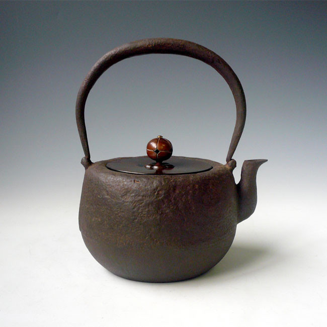 tb58a 上田照房写 京山水鉄瓶 約1.3L【日本製・証明書付き