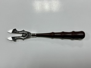 obg-n721 大淵光則 龍 蓋取り銀製 茶道具 小物