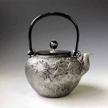 No.tb22sa, Kibundo replica, a happy family, about 1.4L, iron sand kettle