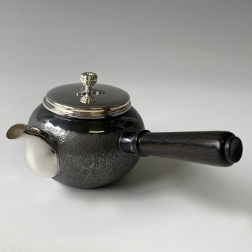 No.yk2s, Silver teapot, design is stone surface (small), 0.1L