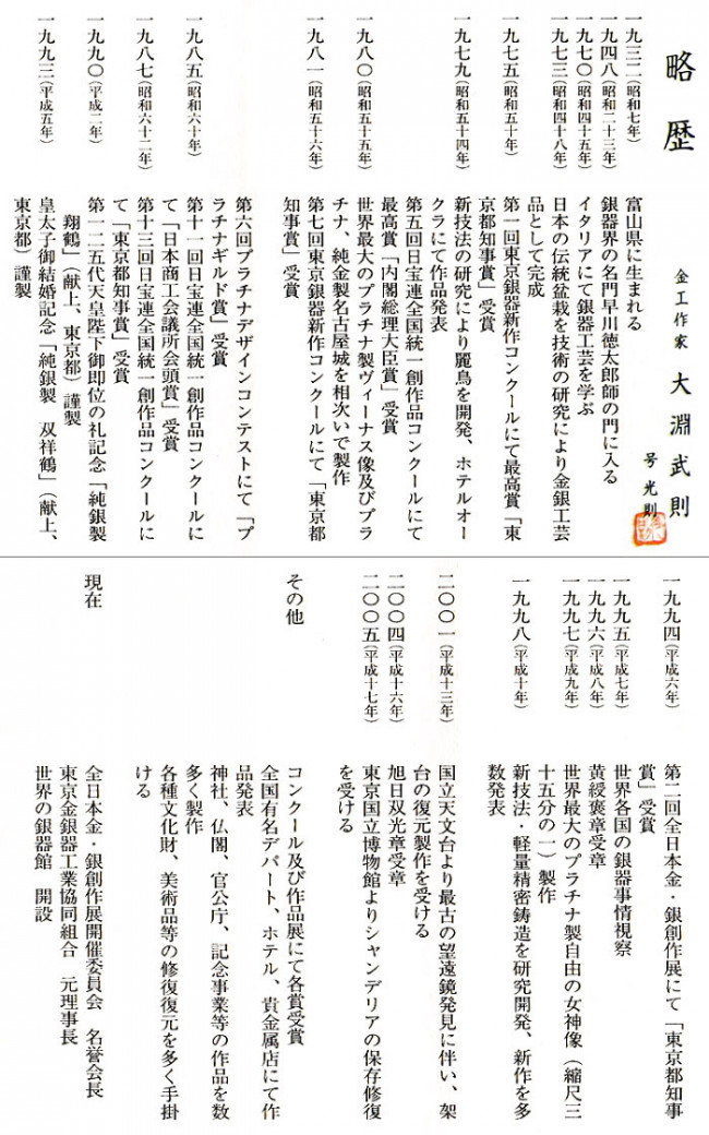 No Obg N051 Silver Teapot Four Gentleman Flowers In Chinese Poem About 0 5l Made By Mitsunori Oobuchi