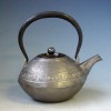 No.hn2726sa,  iron sand kettle，design is spiral pattern, Made by Hannya, about 0.7L