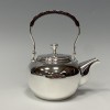 No.tk1, Silver teapot, polishing surface with top handle, about 0.3L, Made in Japan