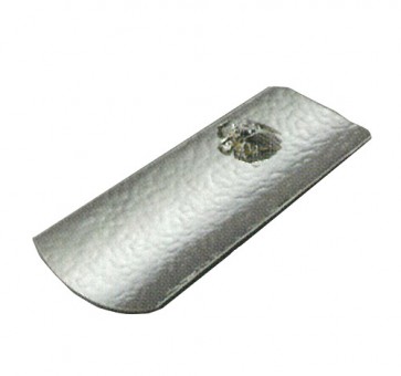 obg-n079, 大渊光则 纯银 茶勺 槌纹 蝉 茶具配件 茶则