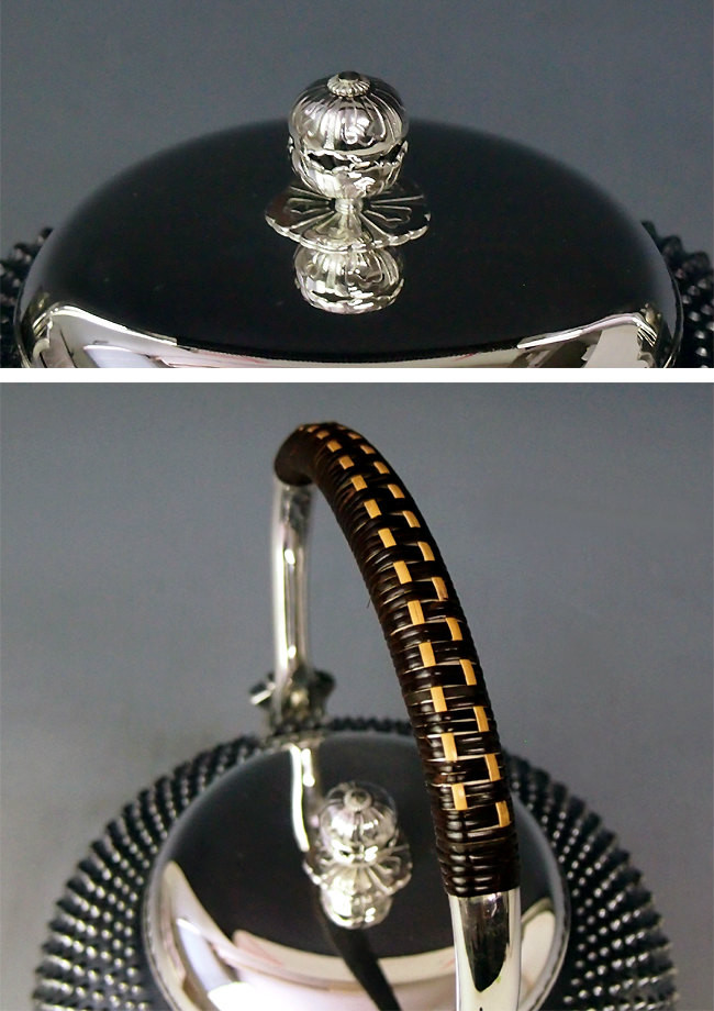 yw8, 纯银银壶雪珠壶身约2.2L, 银壶