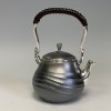 obg-n711, 大渊光则 年糕形 波浪纹 纯银泡茶壶 约0.2L,纯银银壶 