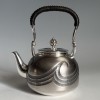 obg-n714, 大渊光则 波浪纹 纯银泡茶壶 约0.4L,纯银银壶 