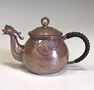 洋食器 茶器 壺 銀製？ 素材不明2點 uk2s, 纯银银壶槌纹（小） 约0.1L,泡茶银壶