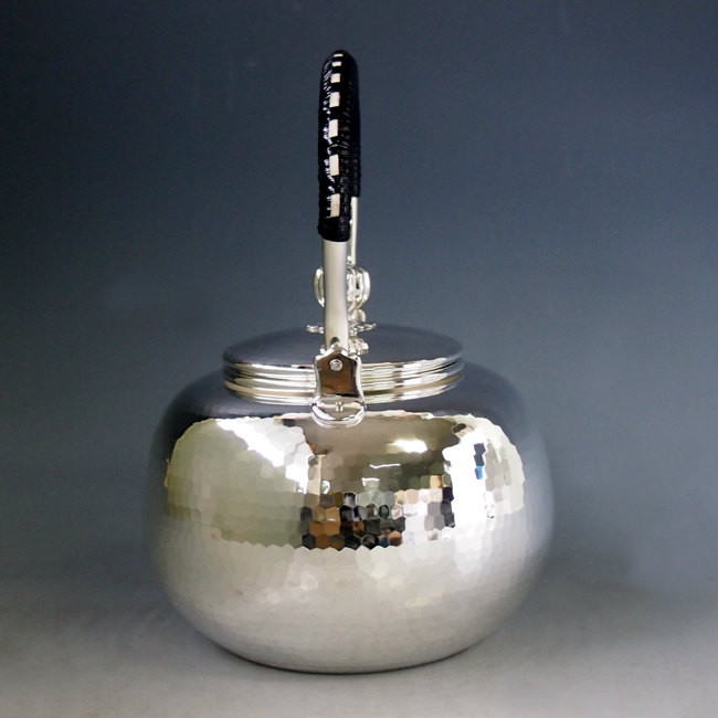 yw4, 純銀銀壺槌紋（大） 約1.2L, 銀壺