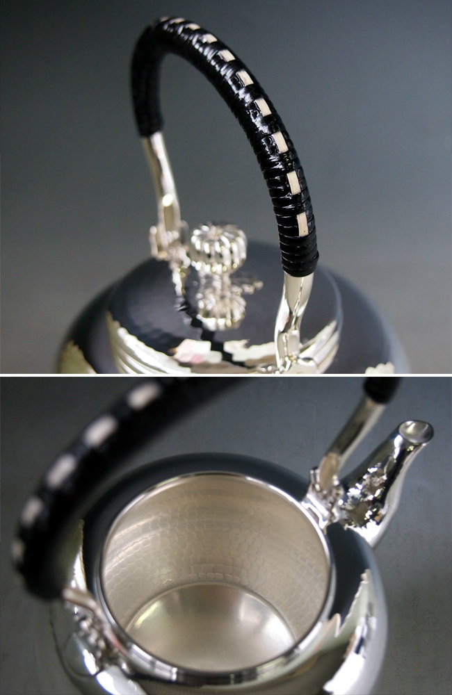 yw4, 純銀銀壺槌紋（大） 約1.2L, 銀壺