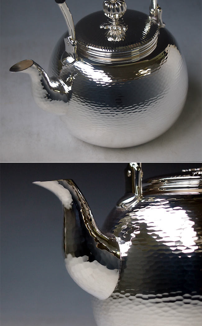 銀瓶　純銀 Casting Silver Kettle - 鋳造銀瓶｜清光堂