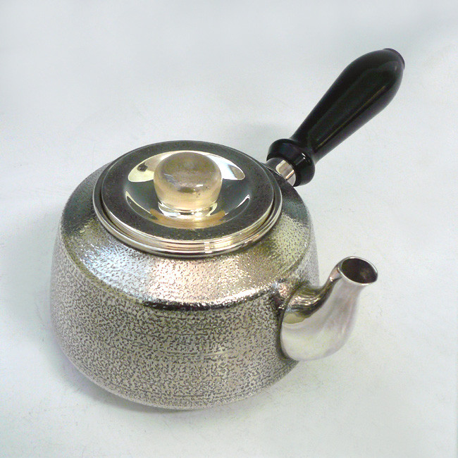 obg-n003, 大淵銀器作純銀泡茶壺末廣形雅色約0.2L