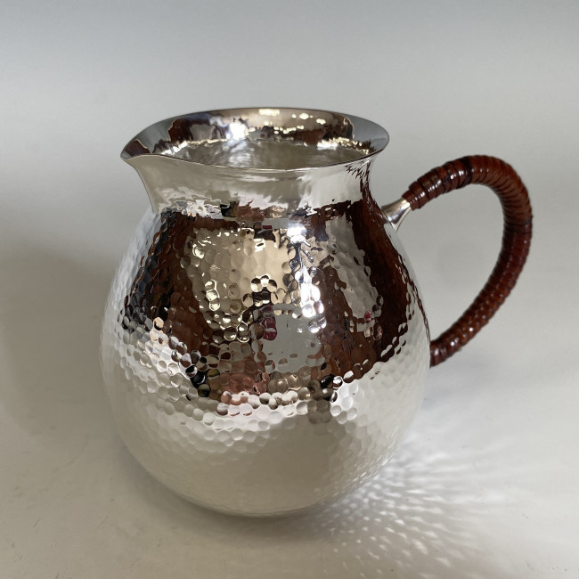 obg-n702, 大淵光則槌紋純銀茶海約0.2L 純銀茶具公道杯