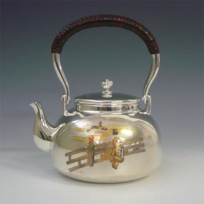 obg-kg003, 大淵光則 舞子純銀燒水壺 約1.0L 純銀 銀壺