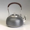 obg-n527, 大淵光則 釜形雪珠 純銀燒水壺 約0.9L 純銀 銀壺